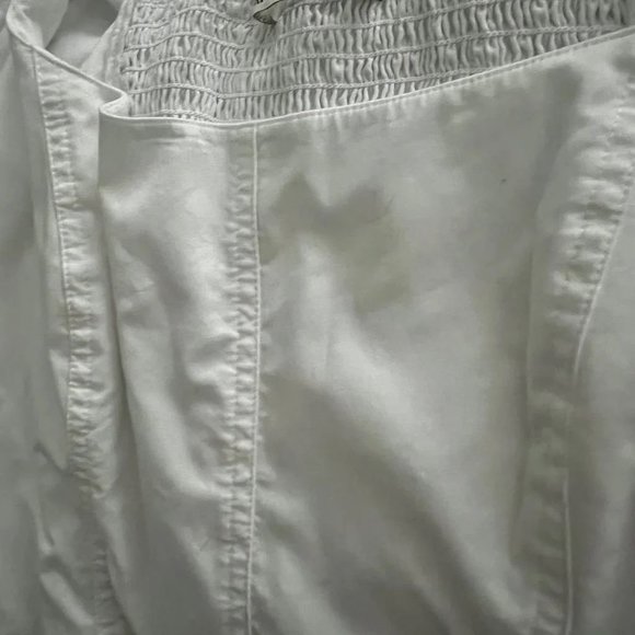 Abercrombie and Fitch white corset top - Picture 2 of 3